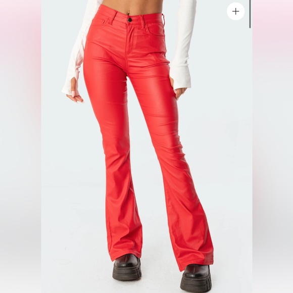 Edikted Pants & Jumpsuits Edikted Leather Pants Poshmark